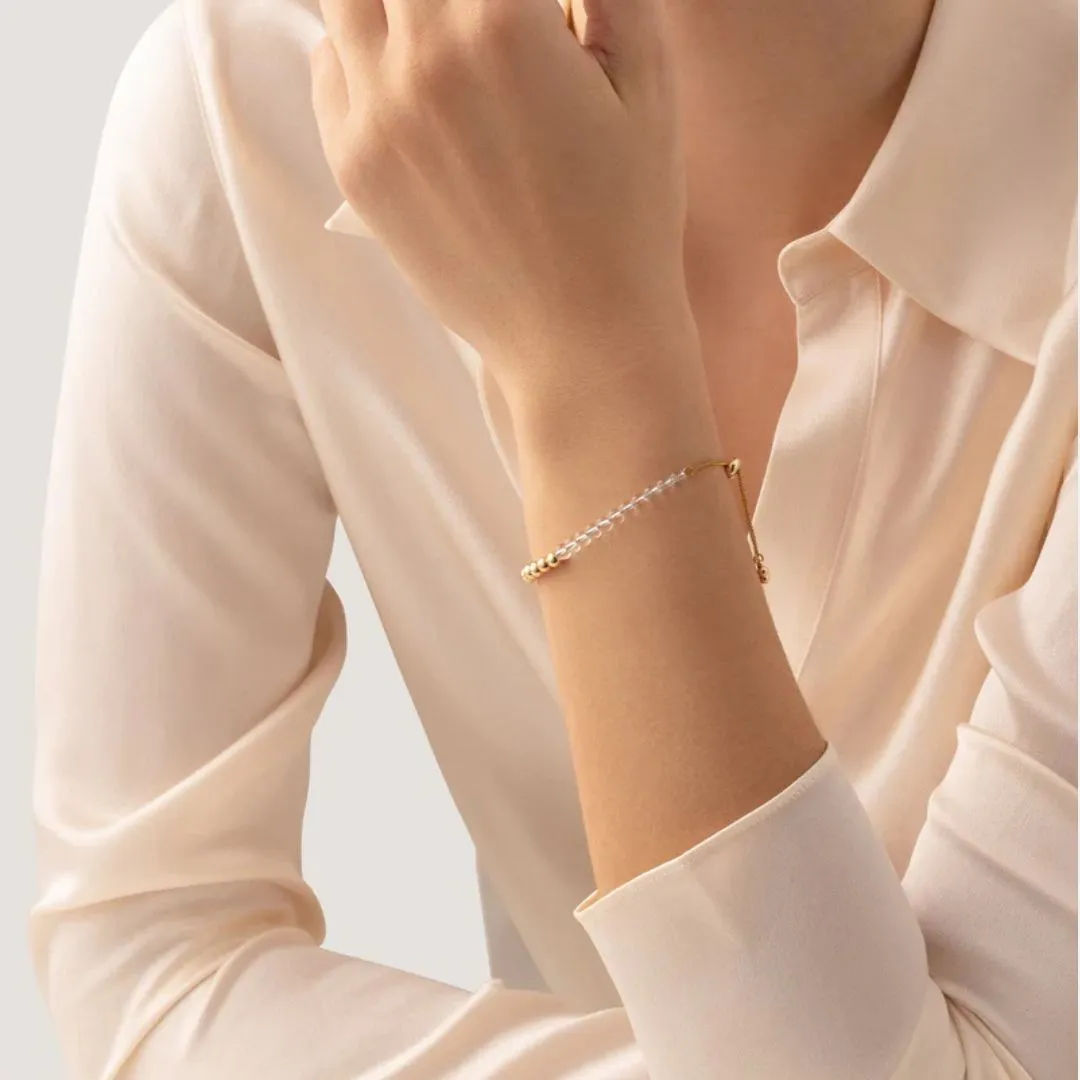 Pia Bracelet (Gold   Clear)
