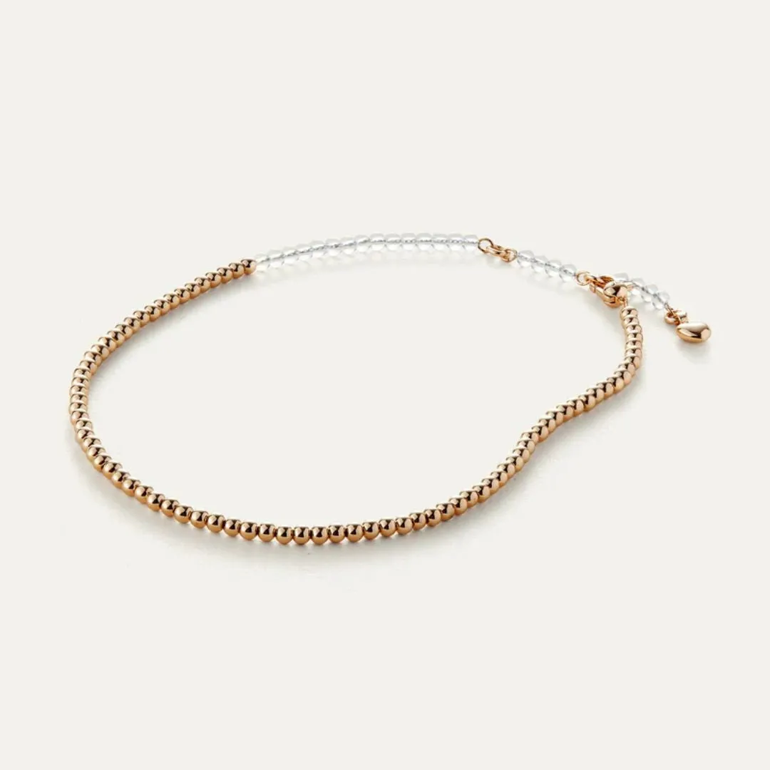 Pia Choker (Gold   Clear)