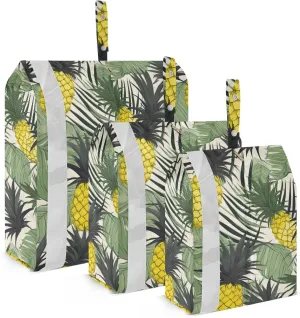 Pineapple Palms Packing Cubes for Travel 3 Set Travel Bags Organizer Luggage Bags for Travel Compression