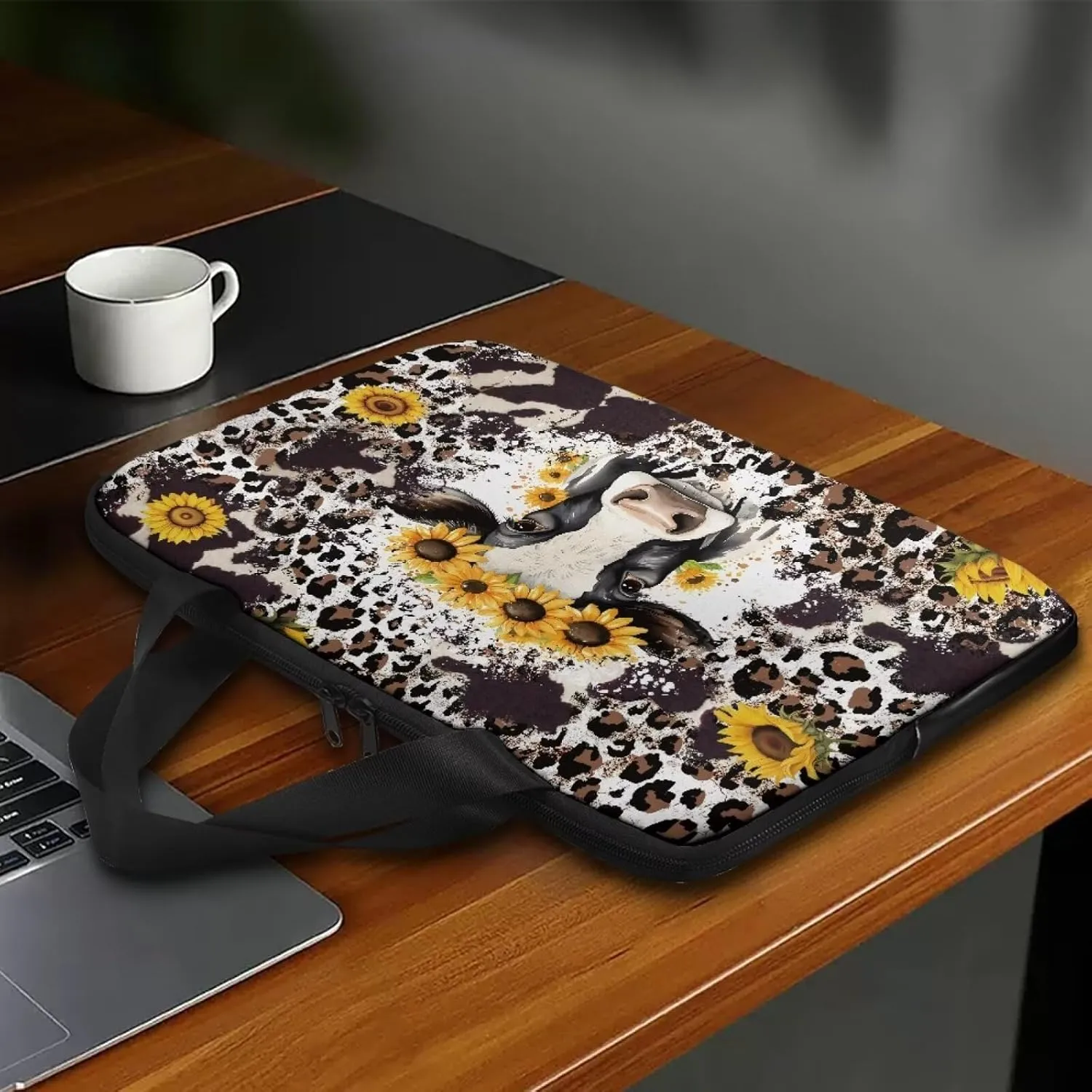 PU Leather Laptop Bag Design for Business Professional Commuter, Protective Sleeve Fits Laptop