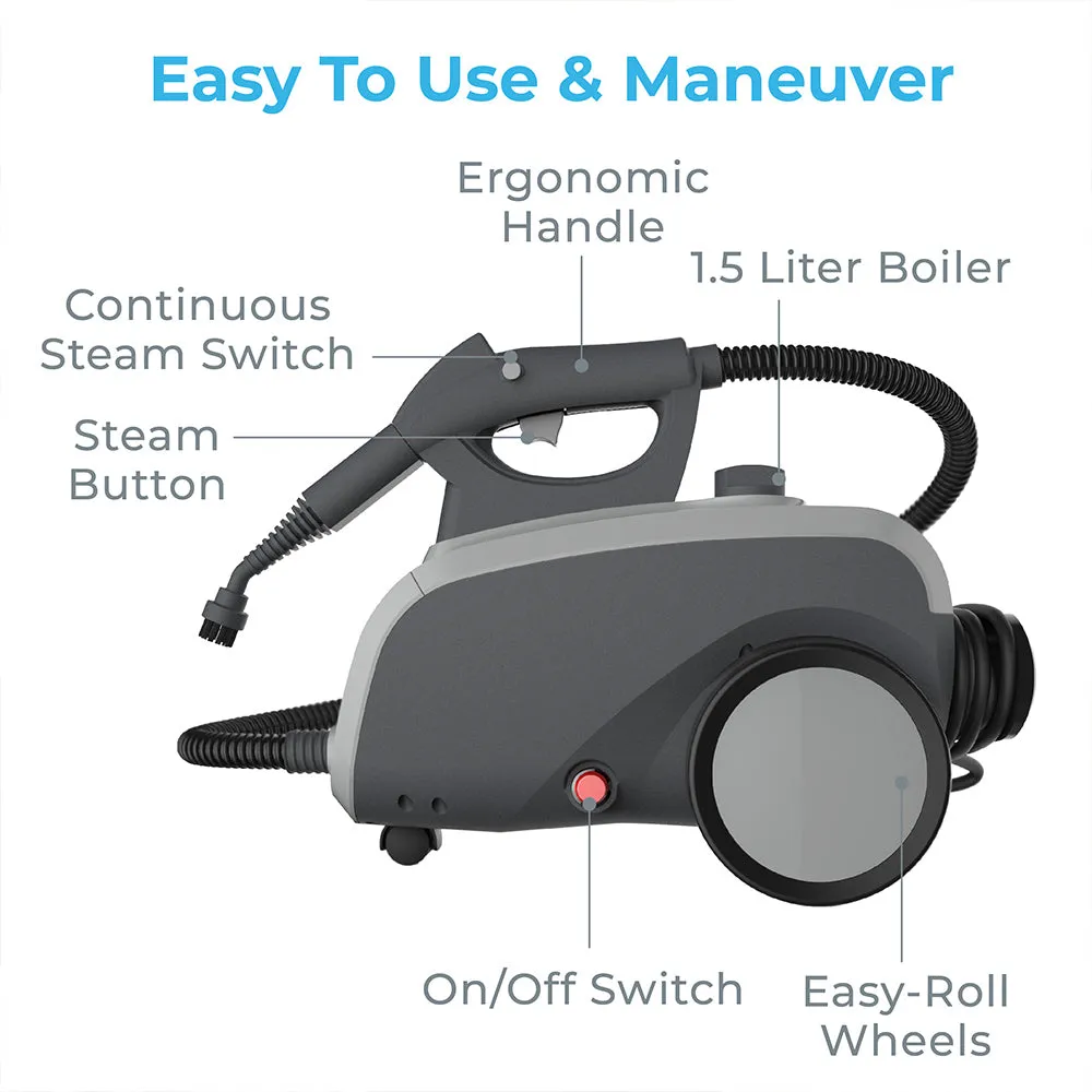 PureClean™ XL Rolling Steam Cleaner