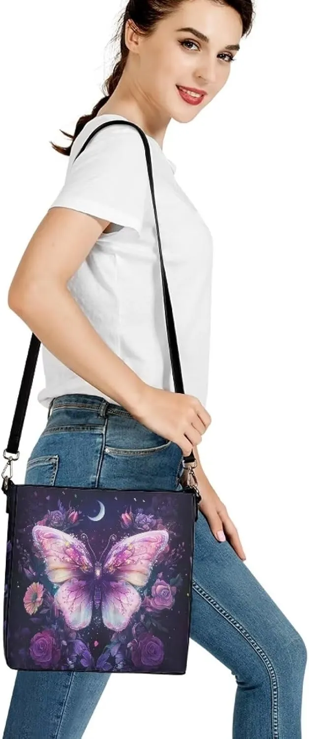 Retro Hobo Purse and Wallet Roomy Leather Bucket Bags with Straps and Pockets