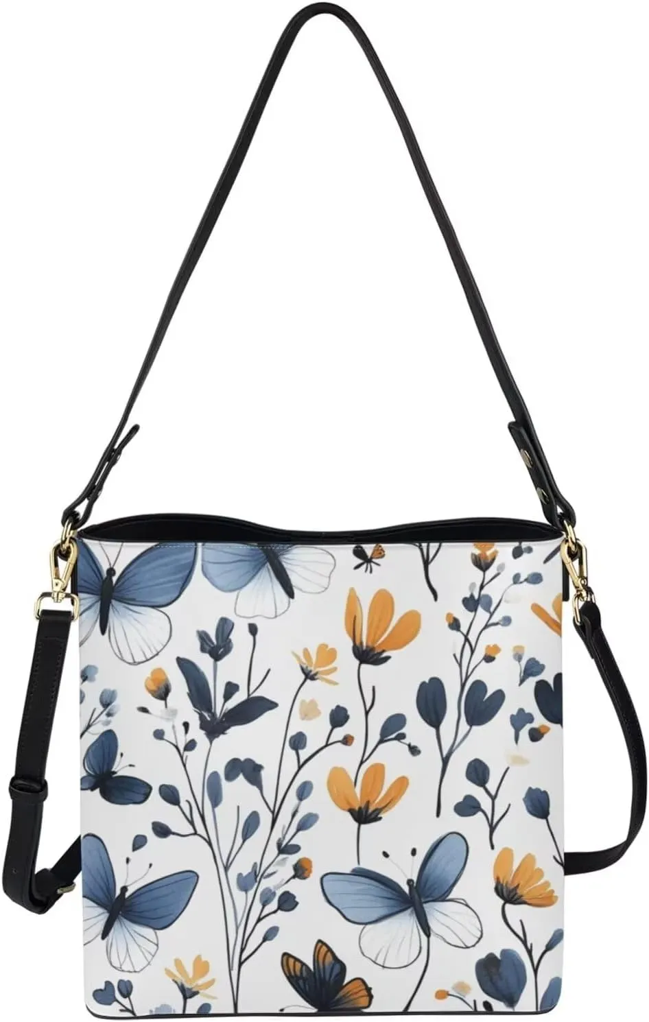 Retro Hobo Purse and Wallet Roomy Leather Bucket Bags with Straps and Pockets