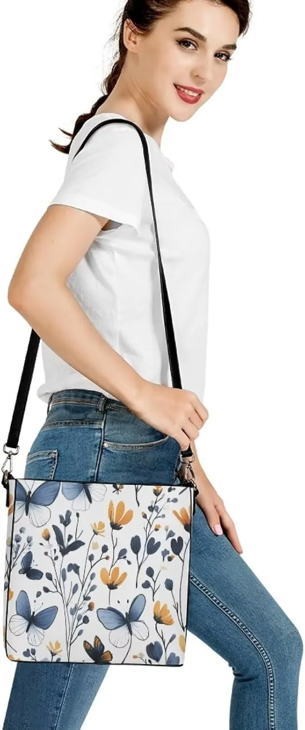 Retro Hobo Purse and Wallet Roomy Leather Bucket Bags with Straps and Pockets