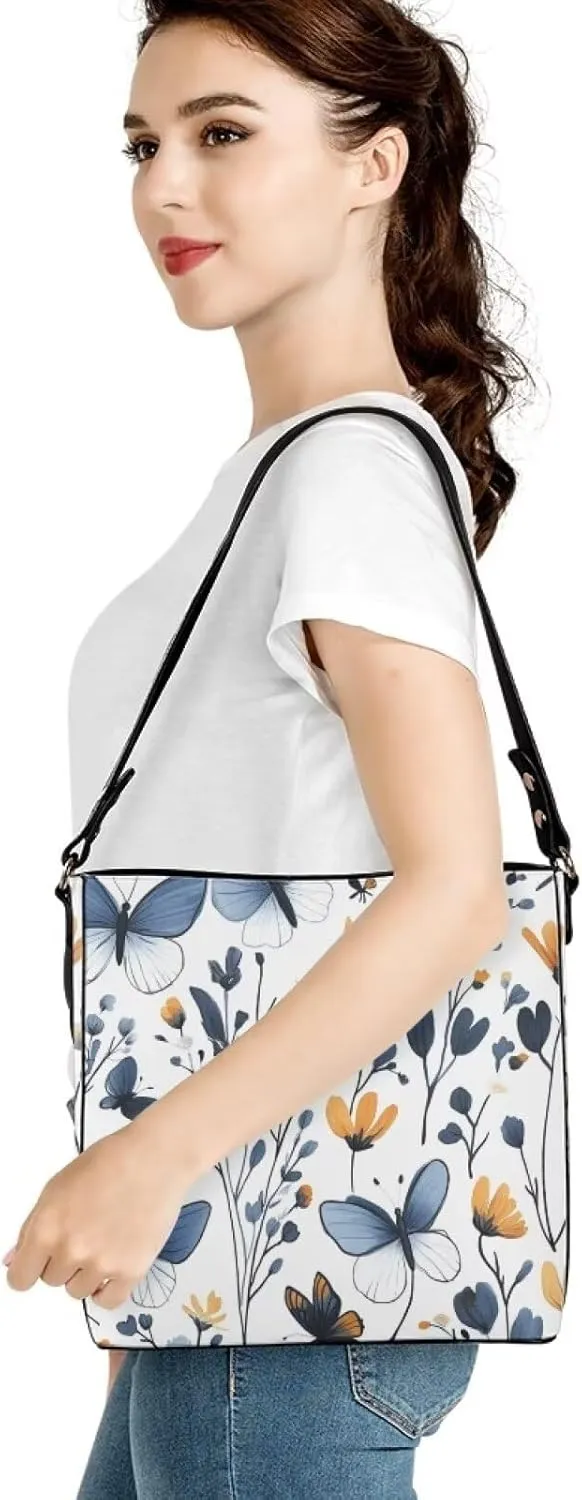 Retro Hobo Purse and Wallet Roomy Leather Bucket Bags with Straps and Pockets