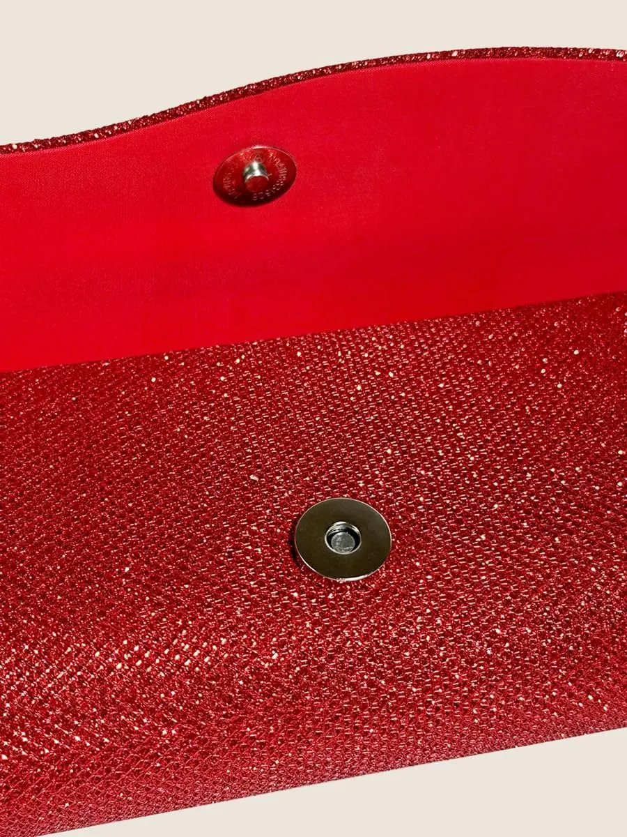 Rhinestone Bow Clutch Purses Women Chic Shiny Evening Handbag Evening Clutch Bag with Chain for Party Prom Wedding 2025