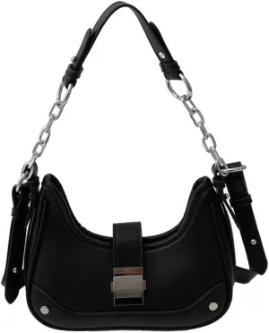 Shoulder Bag Purse for Women Trendy Plaid Hobo Bags Small Crescent Saddle Bags Tote Handbag Crossbody Bag