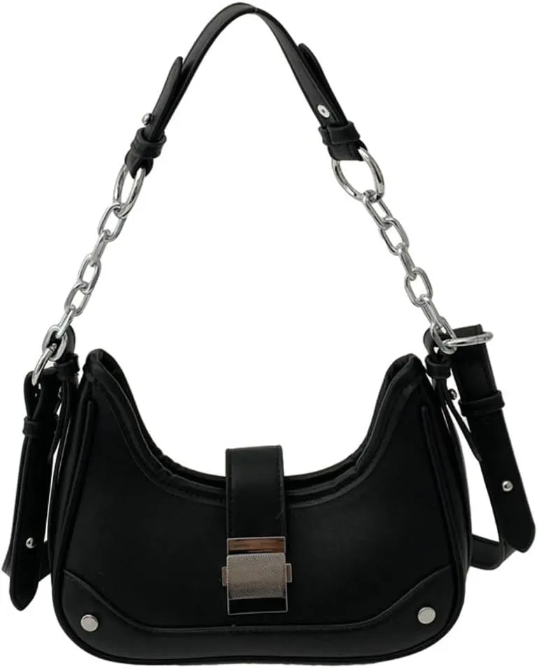 Shoulder Bag Purse for Women Trendy Plaid Hobo Bags Small Crescent Saddle Bags Tote Handbag Crossbody Bag