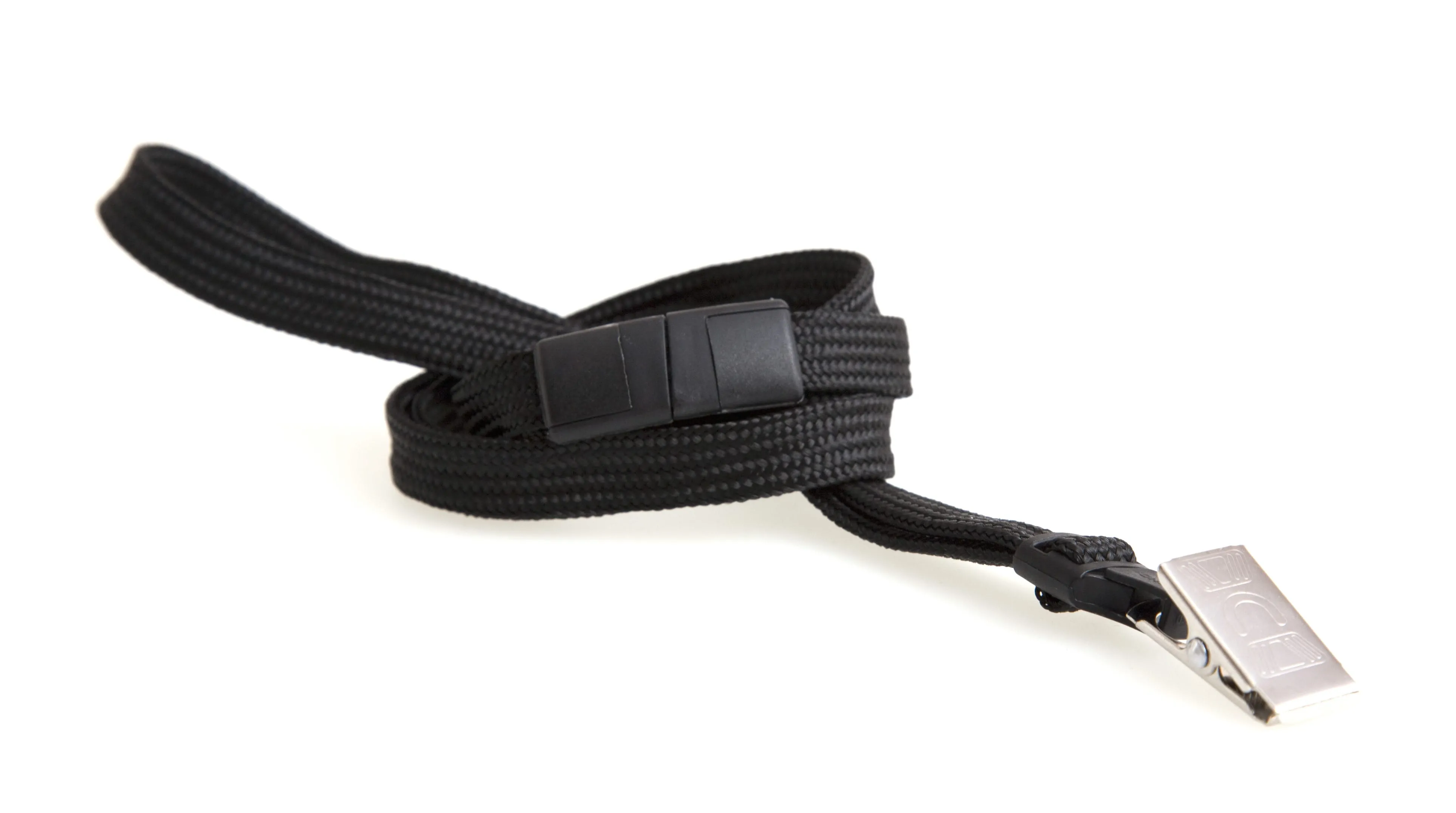 SICURIX Lanyard BLACK BD Clip 12 Pack (65524)