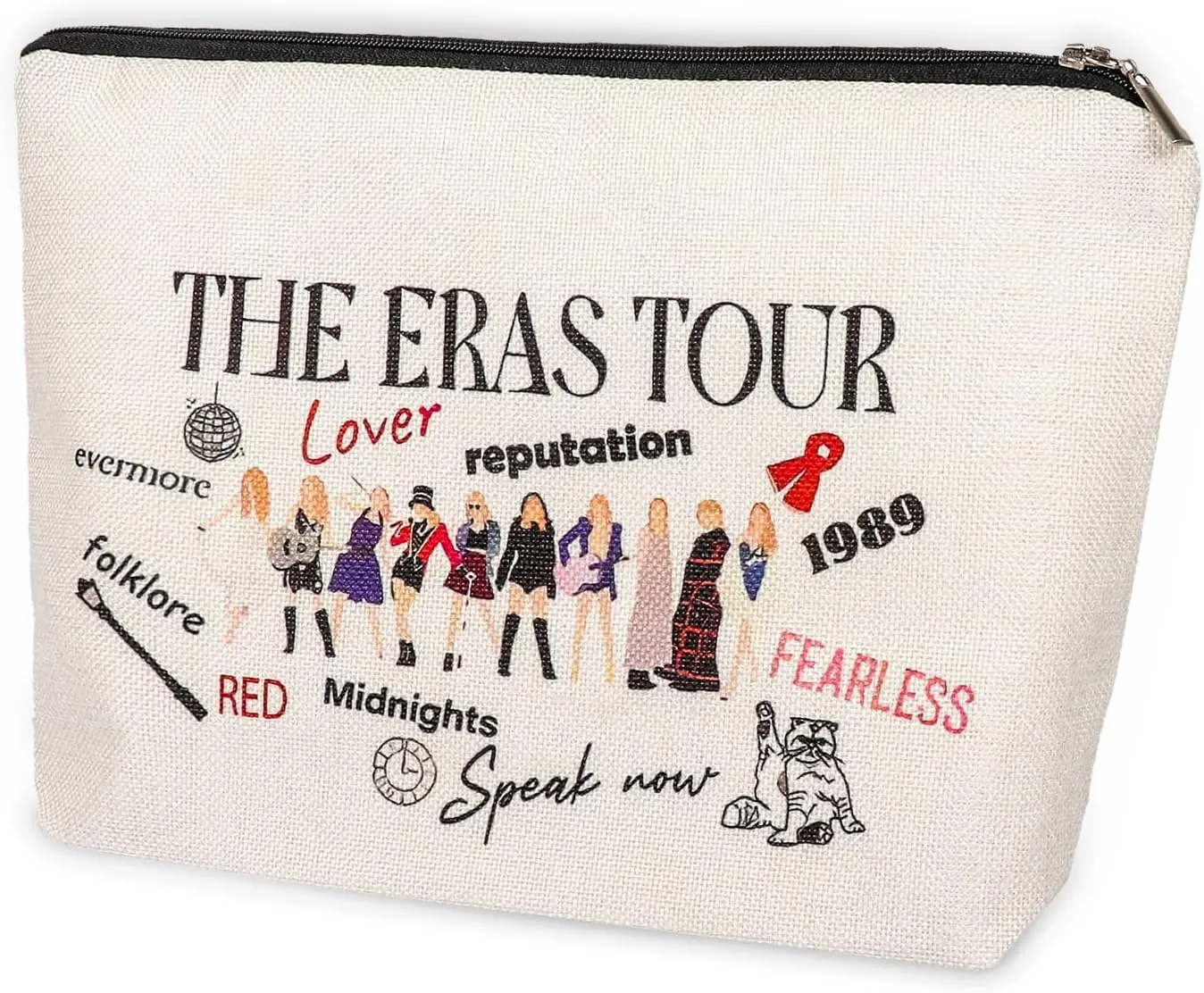 Singer Makeup Bag, Wallet Travel Cosmetic Bag Makeup Bag Gifts for Women Sister Mum Music Lover Singer Fans Bride Bridesmaid Cosmetic Bag (D)