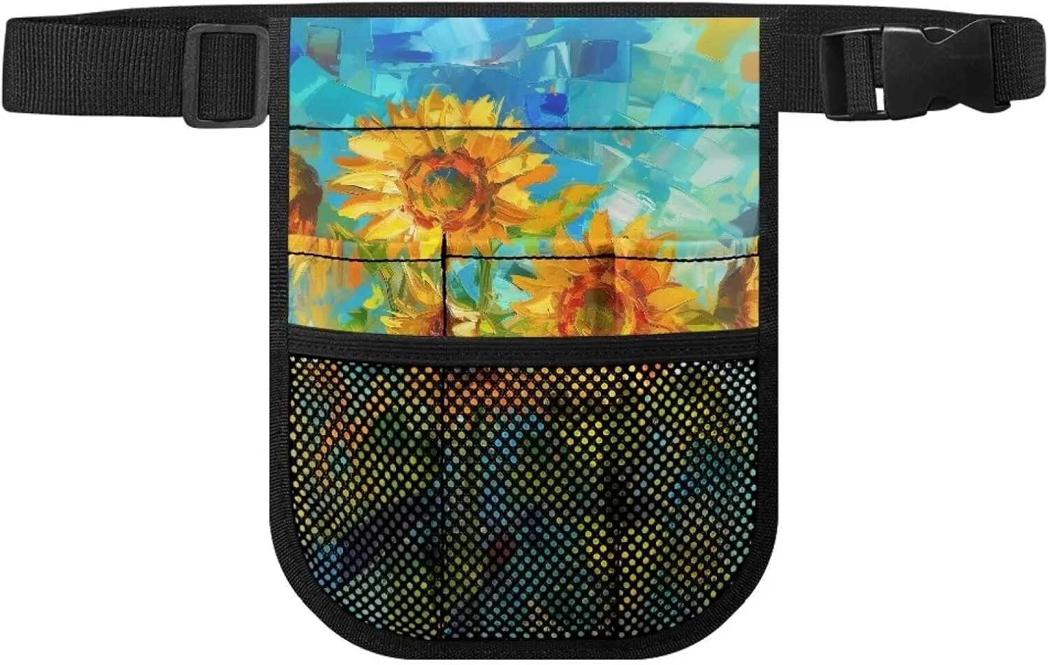 Sky Sunflower Nurse Fanny Pack for Women Nursing School Essentials Convenient Blue Fashion Pouch Bag Doctor'S Ergonomic Safe and Hygienic Dustproof and Waterproof, Medium, BZT22