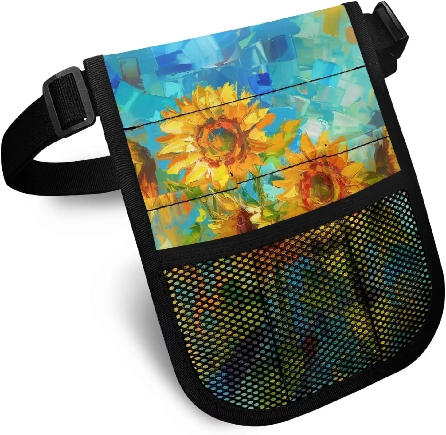 Sky Sunflower Nurse Fanny Pack for Women Nursing School Essentials Convenient Blue Fashion Pouch Bag Doctor'S Ergonomic Safe and Hygienic Dustproof and Waterproof, Medium, BZT22