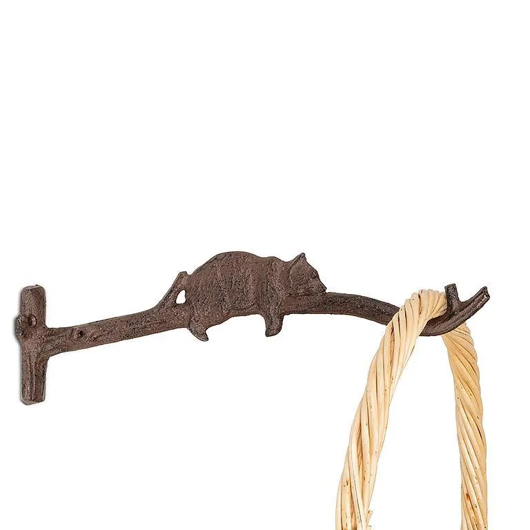 SLEEPY BEAR BASKET BRACKET 11"L