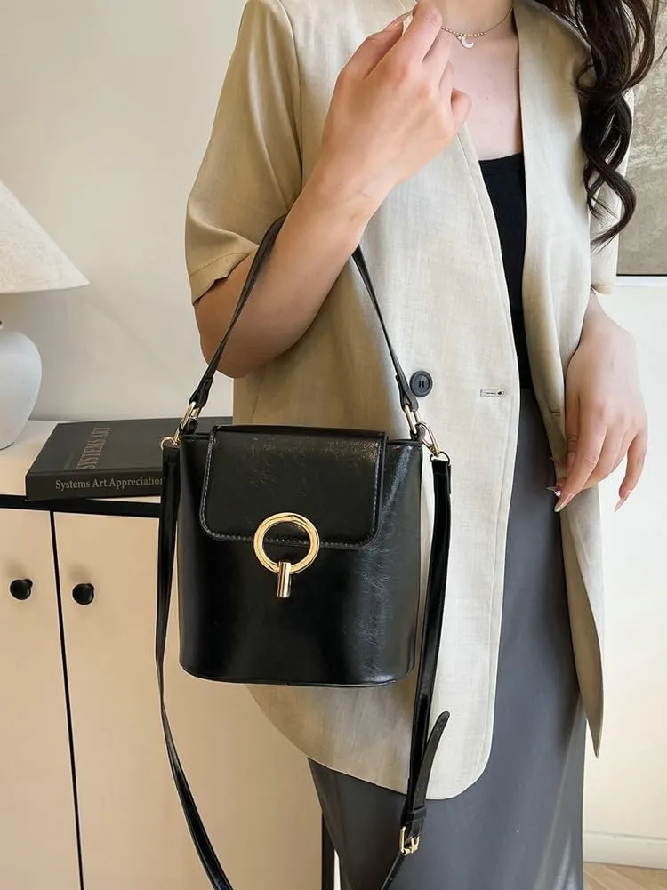 Slouchy Bucket Crescent Hobo Bags Women Trendy Crossbody Purse Satchels Shoulder Bag Cute Top-handle Tote Handbag 2025