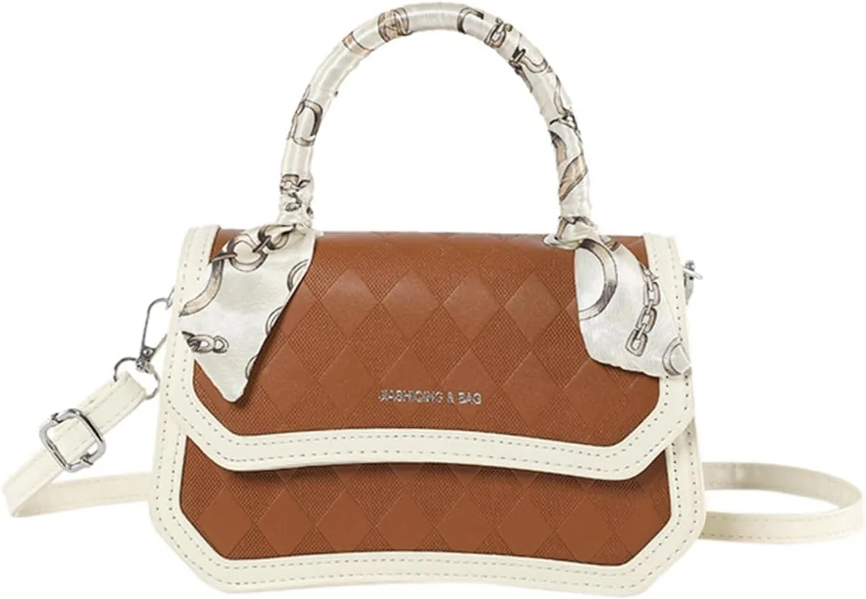 Small Hobo Bags for Women PU Leather Purses and Handbags Shoulder Bags Ladies Crossbody Bags Top Handle Tote Bag (E)