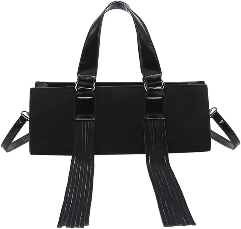 Stylish Crossbody Bags for Women Vintage Handbags for Women 2025 Suede Bag with Tassel Shoulder Bag Satchel Purse 2025 Trendy