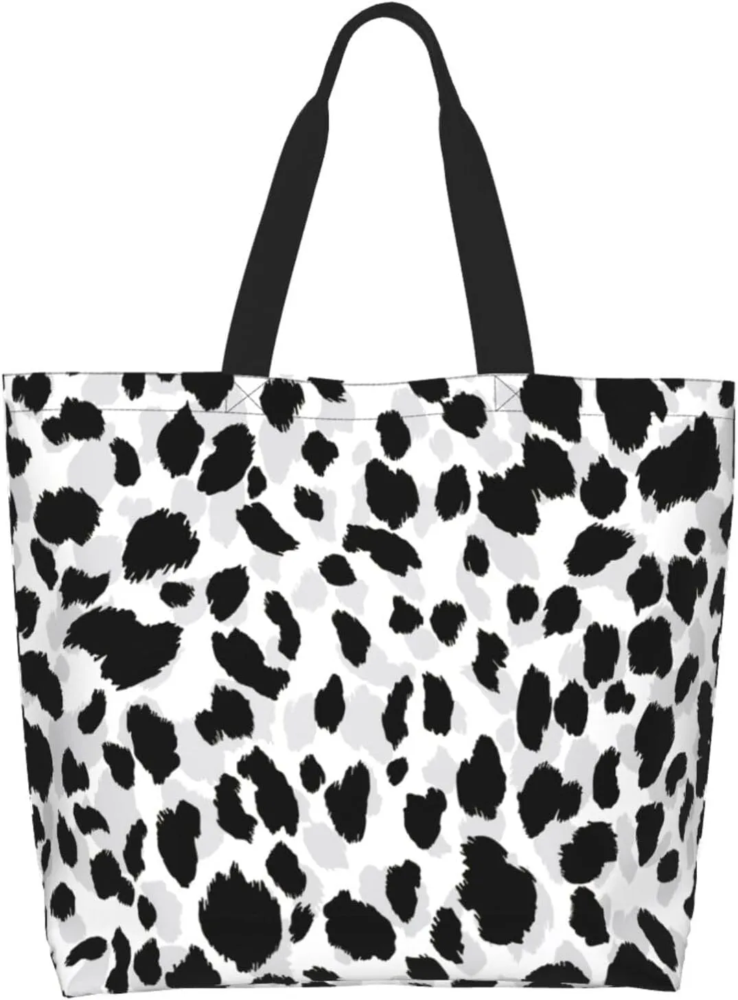 Stylish Print Tote Bag Extra Large Reusable Grocery Shopping Shoulder Tote Bag Portable Storage Handbag