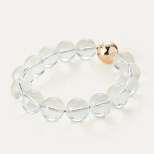 Supernova Necklace (Gold   Clear)