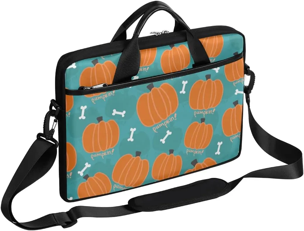 Thanksgiving Day Modern Laptop Shoulder Bag Tablet Computer Notebook Sleeve Messenger Bags Carrying Case with Strap Briefcase Tote for 14 15 in Laptops