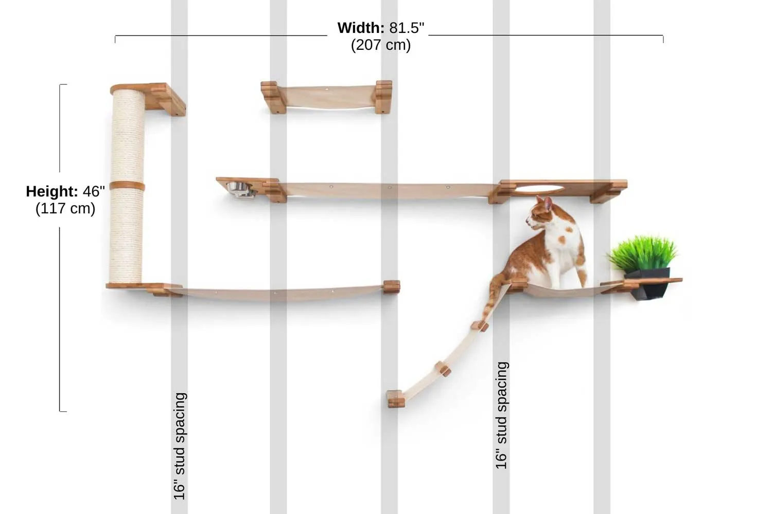 The Bunker Cat Condo - Large Perch Cat Tree