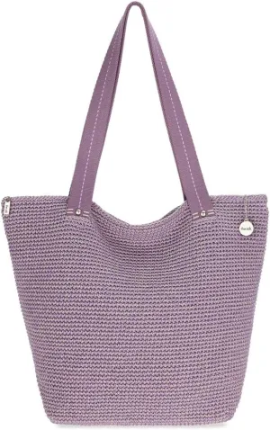 The Sak Mendocino Recycled Large Tote, Roomy Hobo Bag with Dual Shoulder Straps, Heather Static