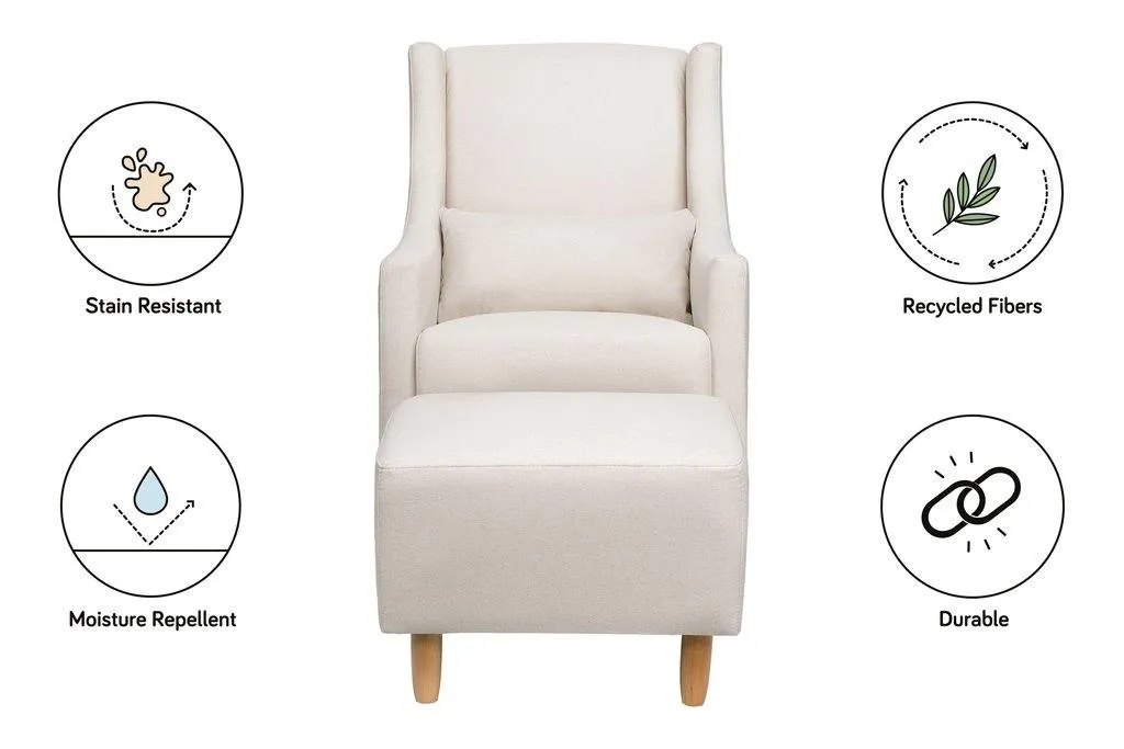 Toco Swivel Glider and Ottoman