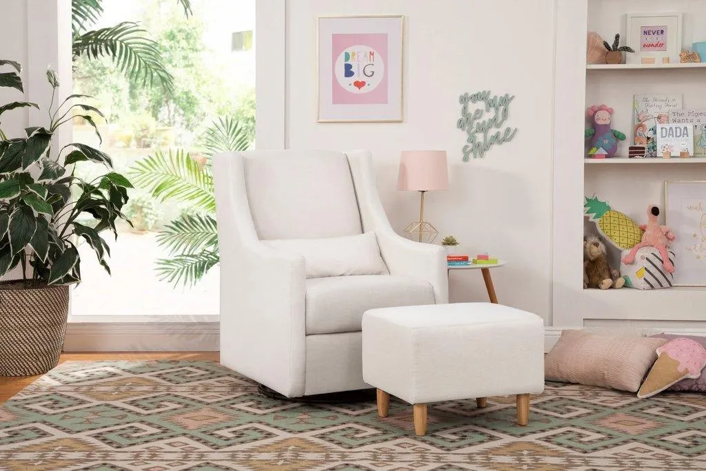 Toco Swivel Glider and Ottoman