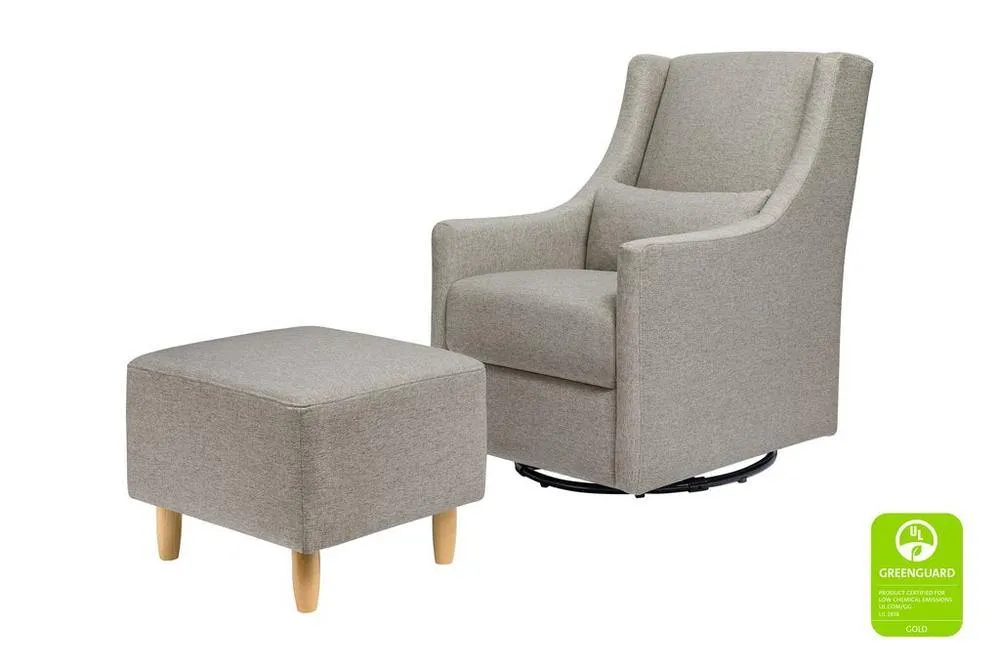 Toco Swivel Glider and Ottoman