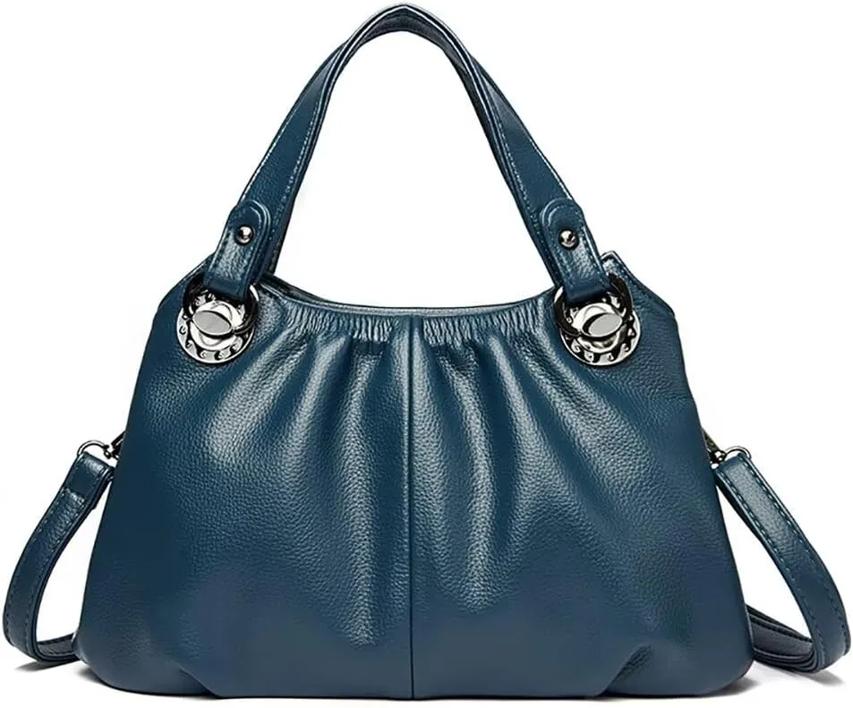 Top Handle Satchel Handbag for Women PU Leather Crossbody Bag Designer Tote Handbag Roomy Work Bag Shoulder Purse