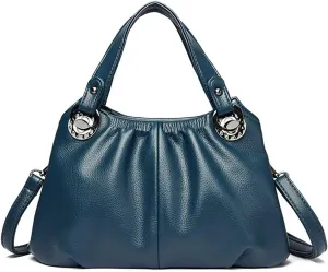 Top Handle Satchel Handbag for Women PU Leather Crossbody Bag Designer Tote Handbag Roomy Work Bag Shoulder Purse