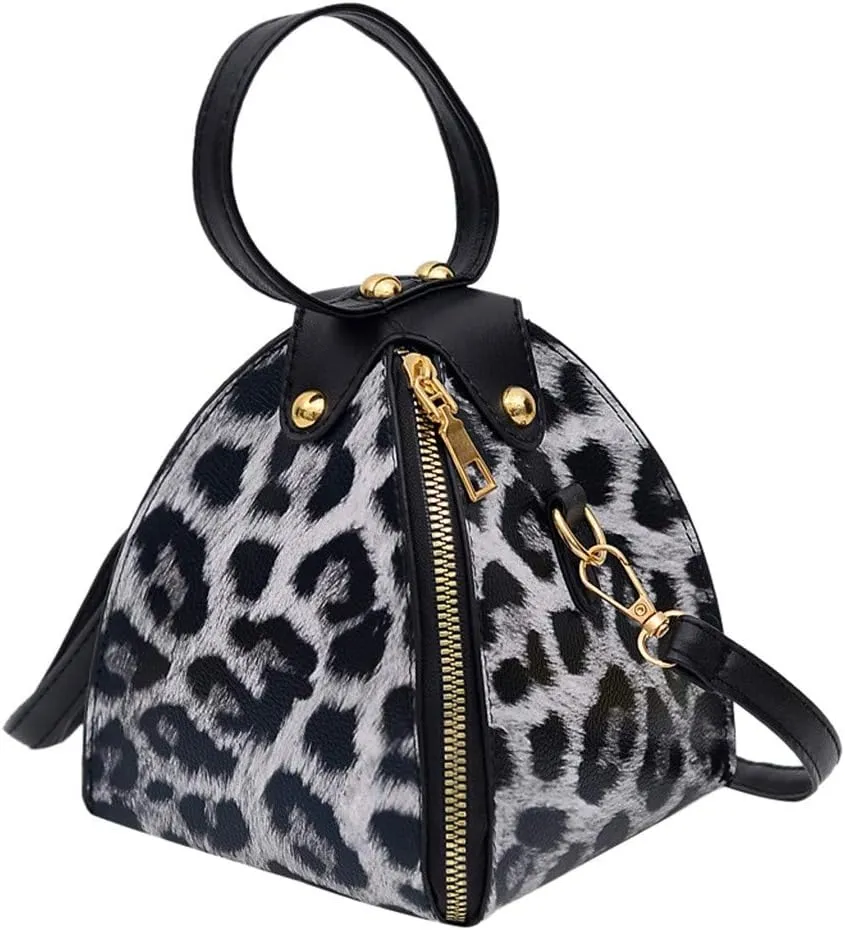 Tote Bag For Women Leopard Print Handbags Women Messenger Fashion Mini Trend Leather Shoulder Small Bag For Shopping Travel J