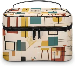 Travel Toiletry Bag for Women And Men,Mid Century Modern Toiletry Organizer, Makeup Bag Travel Organizer for Shampoo,Toiletries