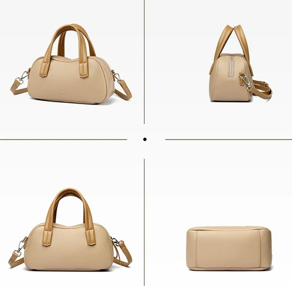 Trendy Crossbody Bags for Women Vegan Leather Shoulder Handbag Top Handle Satchel Bags Pillow Purse Clutch Tote Bag