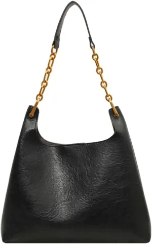 Vegan Leather Hobo Bags for Women Shoulder Bag Slouchy Tote Bag Modern Top Handle Handbag Purse