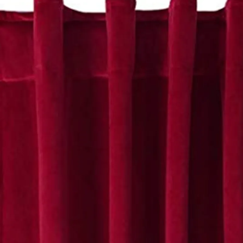 Velvet Curtain Red 52 x 120