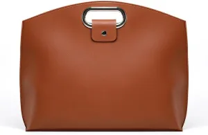 Versatile 14-Inch Leather Laptop Briefcase with Detachable Sleeve, Expands into Mouse Pad  Waterproof, Dustproof, Ideal for Work, Travel & Study, Lightweight & Durable