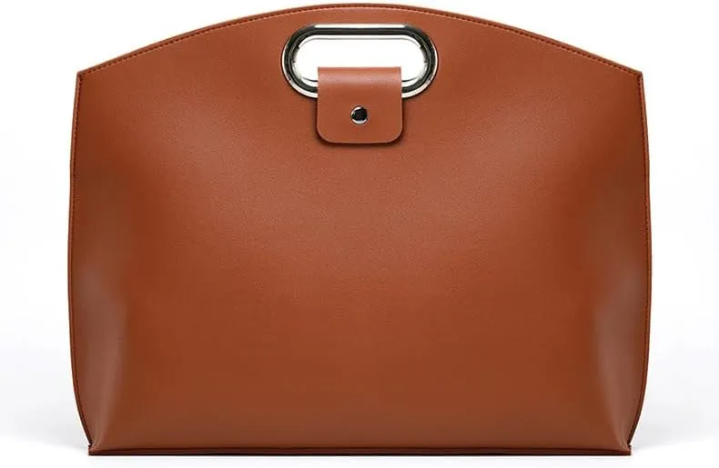Versatile 14-Inch Leather Laptop Briefcase with Detachable Sleeve, Expands into Mouse Pad  Waterproof, Dustproof, Ideal for Work, Travel & Study, Lightweight & Durable