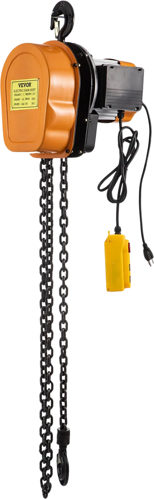 Vevor Electric Hoist Winch 2200 Lbs Capacity with 10' Lift Height and 5' Wired Remote Control New