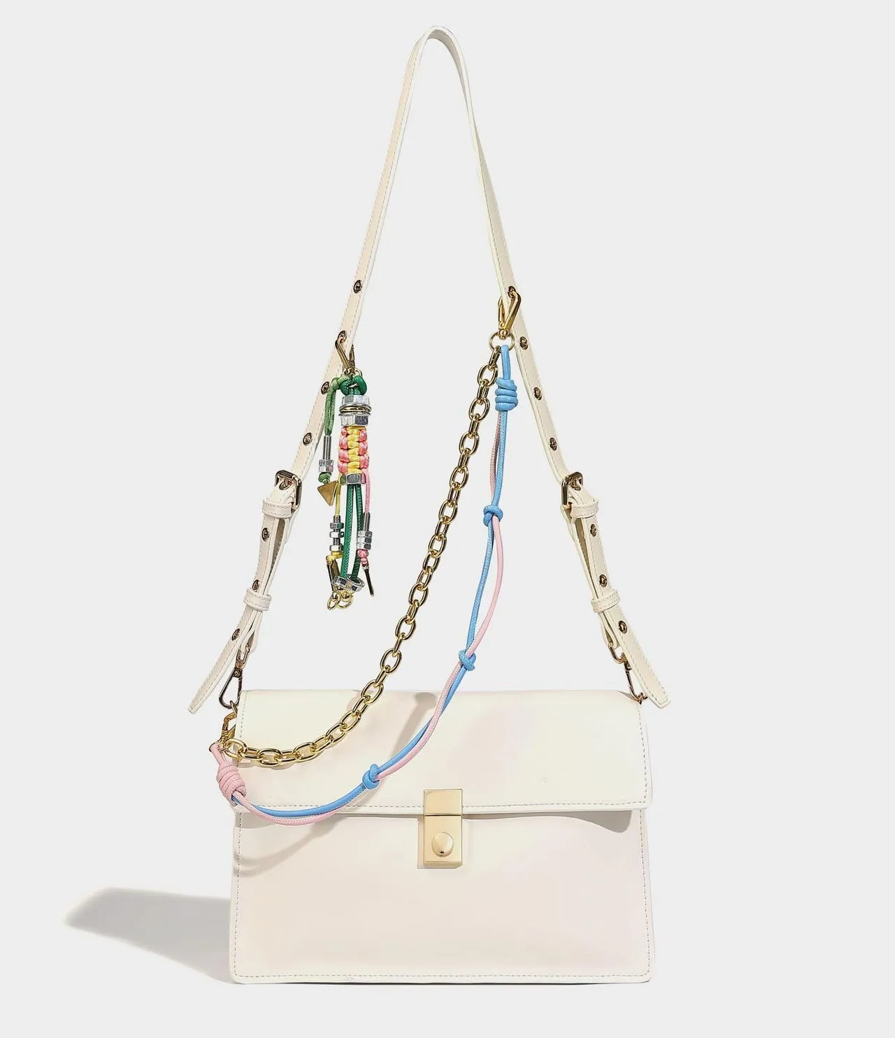 Vintage Shoulder Bag for Women, Trendy Coquette Small Satchel Underarm Purse Fashion Chain Purse Leather Handbag