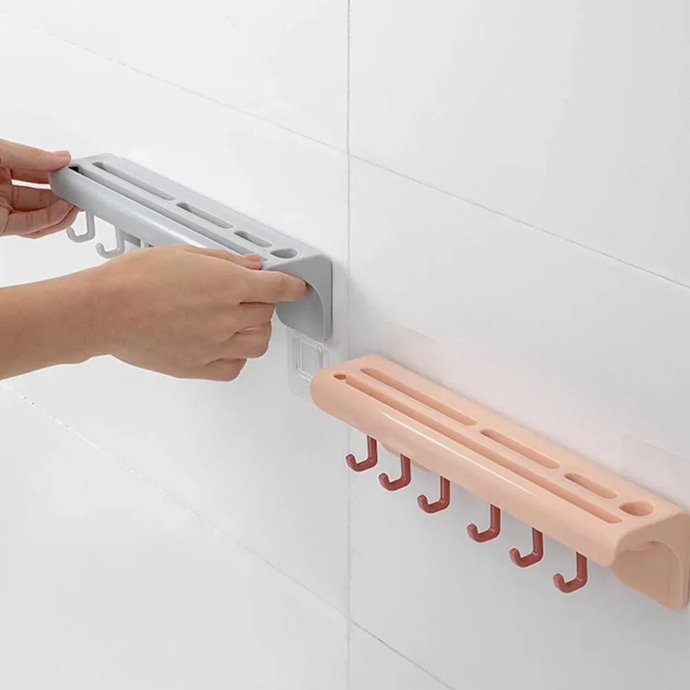 Wall Mounted Knife Holder with Hooks