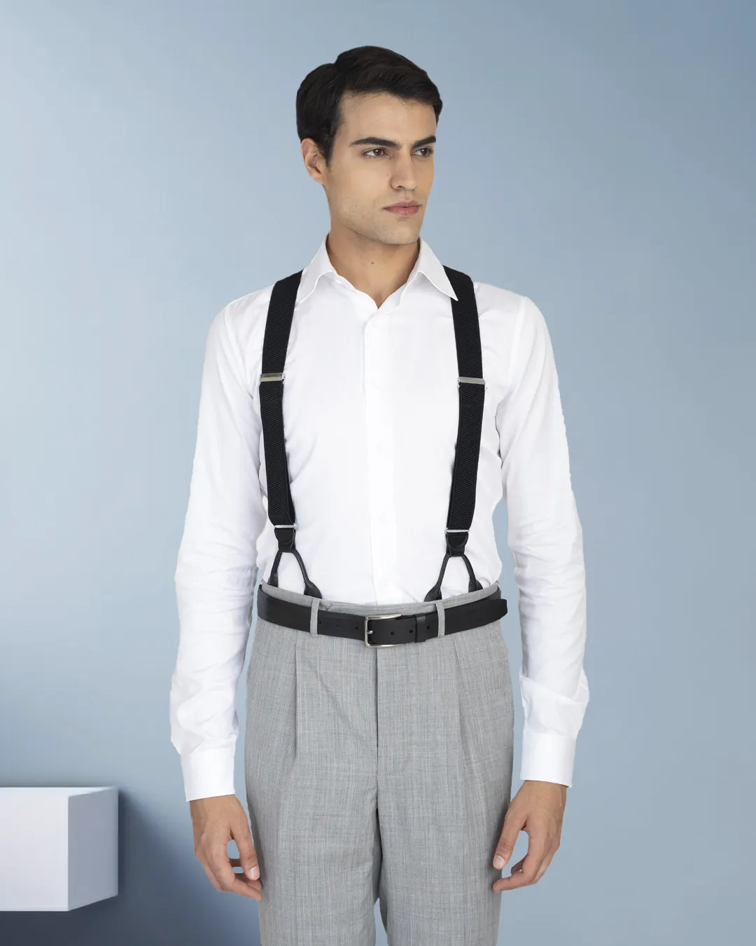 Washable Wool Grey Pant