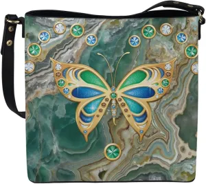 Waterproof Bucket Bags for Women, Crossbody Bag for Women Handbags PU Leather Shoulder Bags, 11x 4.5x 11.4