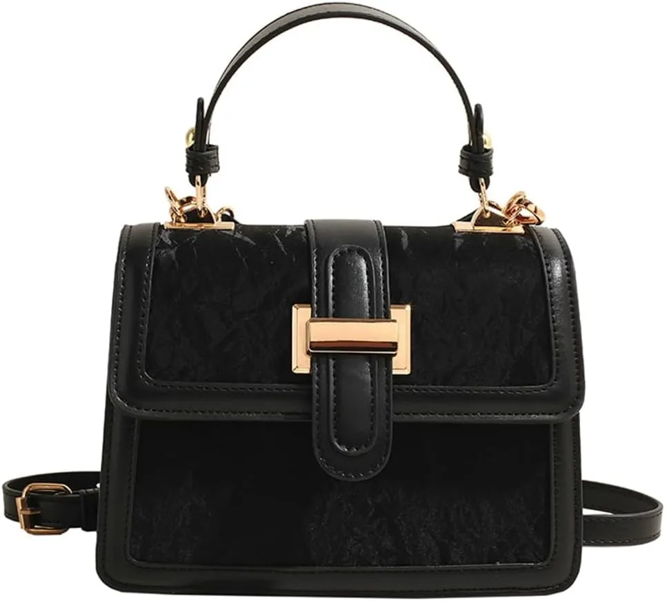 Womens Trendy Crossbody Shoulder Bags Vegan Leather Small Tote Purse Handbags Y2k Satchel 2024