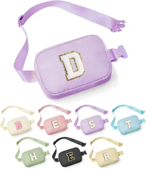 YOOLIFE Fanny Packs - Crossbody Belt Bags for Women, Purple, Small